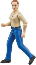 Figurka Bruder bWorld - Kobieta w niebieskich dżinsach
