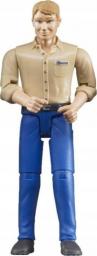 Figurka Bruder bWorld - Mężczyzna w niebieskich dżinsach (60006)