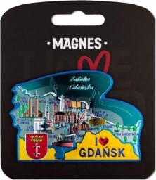  Pan Dragon Magnes I love Poland Gdańsk ILP-MAG-A-GD-35