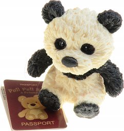 Hipo Panda z groszkiem 7cm p24 A189-DB HIPO