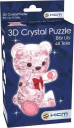 Hcm HCM Crystal Puzzle - Bear Lily pink - 59192
