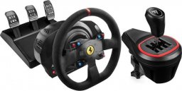 Kierownica Thrustmaster Ferrari T300 Alcantara-Edition (4160652) + Lewarek TH8S (4060256)