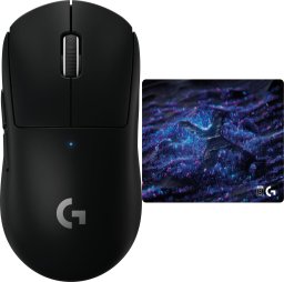 Mysz Logitech G Pro X Superlight Black (910-005880) + Podkładka Logitech G640 SE 10th Anniversary (943-001335)