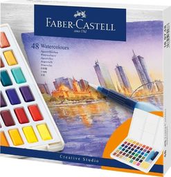 Faber-Castell Farby akwarelowe CS kostki 48 kol. FABER CASTELL