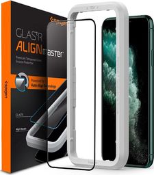  Spigen Szkło Hartowane Spigen Alm Glass Fc Iphone 11 Pro Max Black