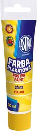  Astra Polska Farby plakatowe Tuba -30 ml żółta