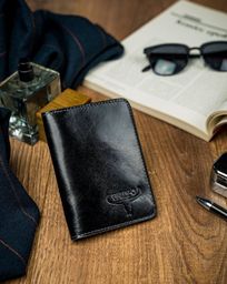 Buffalo Wild Etui na dokumenty czarne Buffalo Wild OKL1-CVTB BLACK