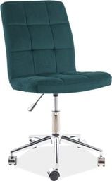 Krzesło biurowe Signal Q-020 Velvet Zielony