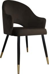  Atos Krzesło Velvet noga czarna/złota MG05