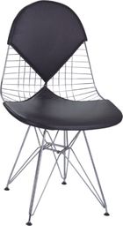  D2 Design Krzesło Net double czarna poduszka