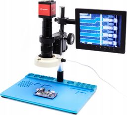 Mikroskop Techrebal MIKROSKOP CYFROWY INSPEKCYJNY FULL HD KAMERA BAZA