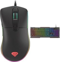 Mysz Genesis Krypton 510 (NMG-1640) + Klawiatura Rhod 400 RGB