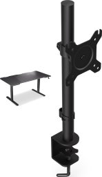 Biurko Endorfy Biurko Endorfy Atlas L Czarne 150 cmx78 cm + Uchwyt na monitor Atlas Single