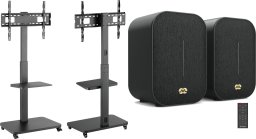 Mozos Mozos MSTV mobilny stojak tv stand do telewizora + Głośniki komputerowe Agera