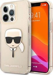  Karl Lagerfeld Etui Karl Lagerfeld KLHCP13LKHTUGLGO Apple iPhone 13 Pro złoty/gold hardcase Glitter Karl`s Head