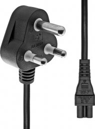Kabel zasilający ProXtend ProXtend Power Cord India Angled to C5 2M Black