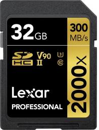 Karta Lexar Professional 2000x SDHC 32 GB Class 10 UHS-II/U3 V90 (LSD2000032G-BNNNG)