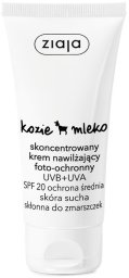 Ziaja Kozie Mleko Skoncentrowany Krem Nawilżający Foto-Ochronny UVB + UVA SPF 20 50ml