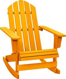  vidaXL Ogrodowy fotel bujany Adirondack, drewno jodłowe, pomarańczowe