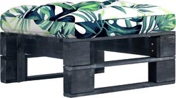  vidaXL Ogrodowy stołek z palet, impregnowane na czarno drewno sosnowe