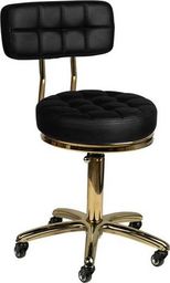  Activeshop Krzesło kosmetyczne GOLD AM-961 czarne universal