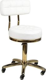  Activeshop Krzesło kosmetyczne GOLD AM-961 białe universal