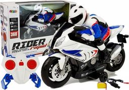 Lean Sport Motocykl zdalnie sterowany R/C 2.4G Biały