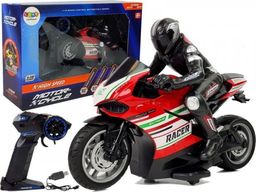 Lean Sport Motor Sportowy Ścigacz Zdalnie Sterowany 2.4G Zasięg 35 m Czerwony