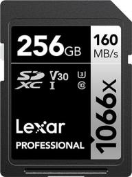 Karta Lexar Professional 1066x SDXC 256 GB Class 10 UHS-I/U3 V30 (LSD1066256G­BNNNG)