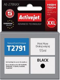 Tusz Activejet Activejet Tusz Activejet AE-27BNXX (zamiennik Epson 27XXL T2791; Supreme; 55 ml; czarny)