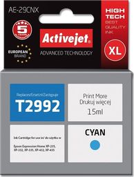 Tusz Activejet Activejet Tusz Activejet AE-29CNX (zamiennik Epson 29XL T2992; Supreme; 15 ml; niebieski)