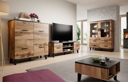 Cama Meble Cama MEBLE Zestaw LOTTA1 RTV1602D2K+WIT+KOM1104D+ ŁAW60 W/CZ