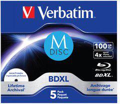  Verbatim BD-R 100 GB 4x 5 sztuk (43834)