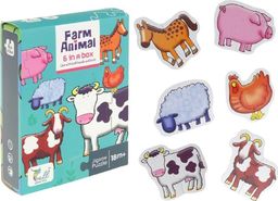 NoboKids Puzzle Baby 12 el. Zwierzęta Farma Koń Świnka Owca