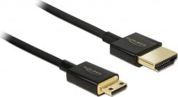 Kabel Delock HDMI Mini - HDMI 2m czarny (84778)