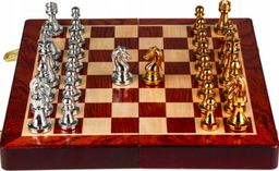 Pan i Pani Gadżet Luksusowe szachy metalowe premium złote