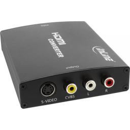 Adapter AV InLine HDMI - S-Video - RCA (Chinch) czarny (65006)