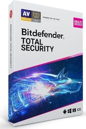 Bitdefender Total Security na 5 urządzeń na 36 miesięcy  (BDMD-N-3Y-5D)