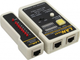 InLine Tester kabli sieciowych BNC / RJ11 / RJ45 (79998)