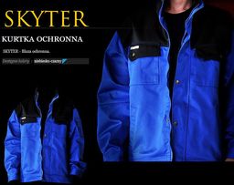  Leber&Hollman Lh-Skyter - Bluza Robocza Kurtka Ochronna Blue Xl