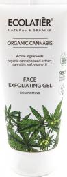  Ecolatier Organic Cannabis Żel-peeling do mycia twarzy - cera wiotka 100ml