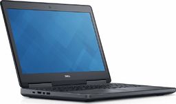 Laptop Dell Dell Precision 7520 Core i7 6820HQ (6-gen.) 2,7 GHz / 8 GB / 960 SSD / 15,6'' FullHD / Win 10 Prof. (Update) + Nvidia Quadro M2200