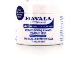 Mavala Eye Make-Up Remover Pads Demakijaż oczu 75szt (120519)