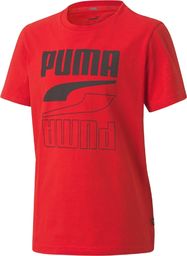Puma Koszulka chłopięca Puma Core REBEL czerwona 58324411 164