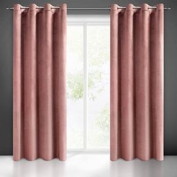 Eurofirany Zasłona gotowa różowa 140X250 140 x 250 cm