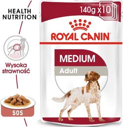  Royal Canin Karma ROYAL CANIN SHN Medium Adult w sosie 10X140G