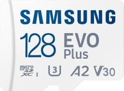 Karta Samsung EVO Plus 2021 MicroSDXC 128 GB Class 10 UHS-I/U3 A2 V30 (MB-MC128KA/EU)