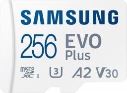 Karta Samsung EVO Plus 2021 MicroSDXC 256 GB Class 10 UHS-I/U3 A2 V30 (MB-MC256KA/EU)