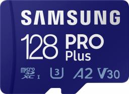 Karta Samsung PRO Plus 2021 MicroSDXC 128 GB Class 10 UHS-I/U3 A2 V30 (MB-MD128KA/EU)