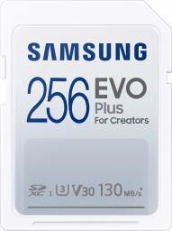 Karta Samsung EVO Plus 2021 SDXC 256 GB Class 10 UHS-I/U3 V30 (MB-SC256K/EU)